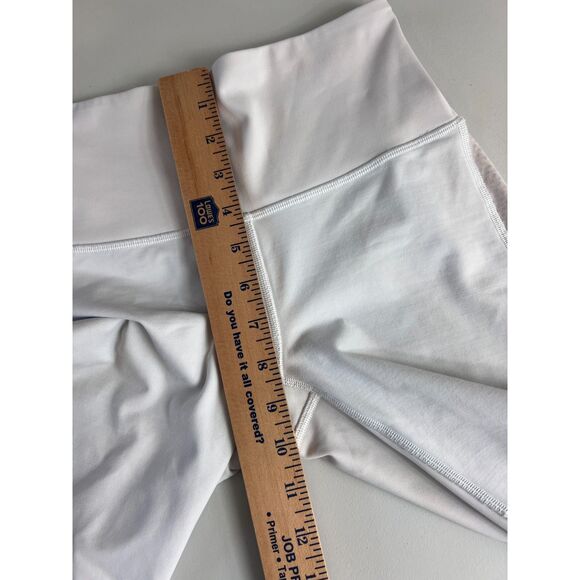 Lululemon Women's Ready Set Go Crop Leggings White Size 4 - Picture 10 of 12